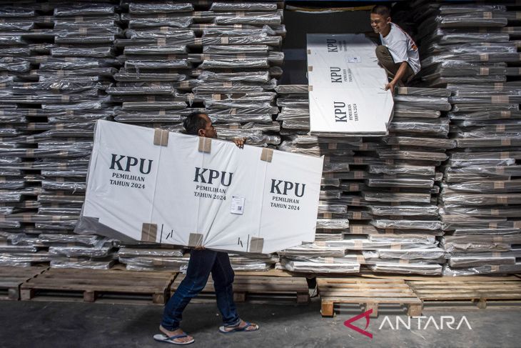 Logistik Pilkada 2024 tiba di Kabupaten Bandung Barat