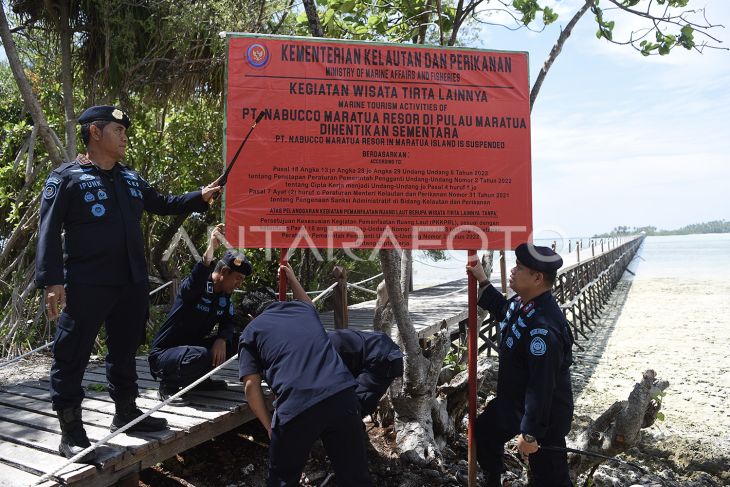 KKP segel resor asing ilegal di Pulau Maratua