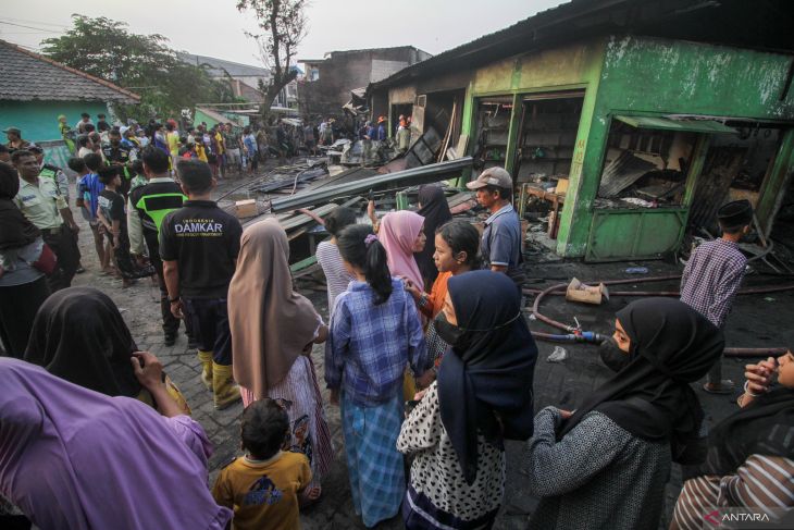 Kebakaran Pasar Sepanjang Sidoarjo