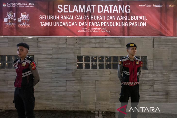 Pengamanan penetapan nomor urut Pilkada 2024