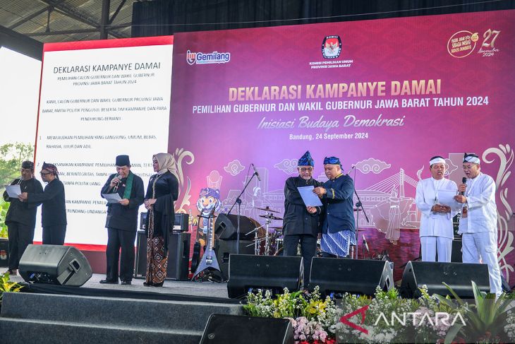 Deklarasi kampanye damai Pilgub Jabar