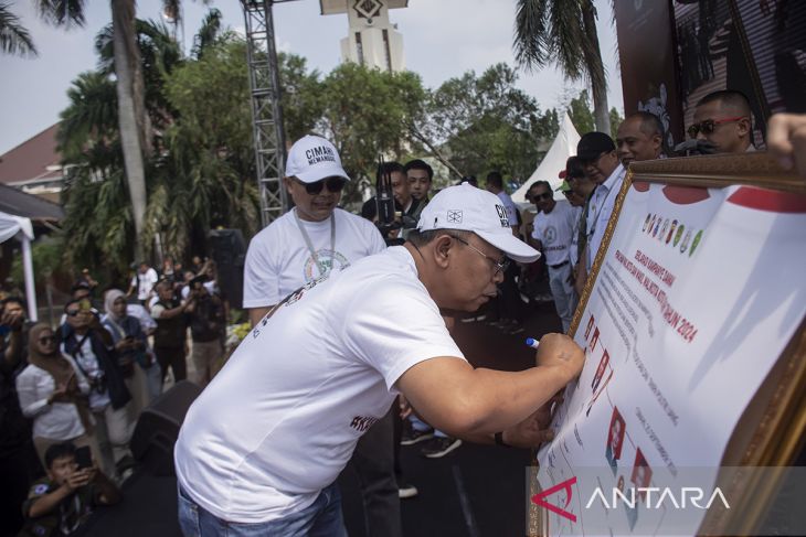 Deklarasi kampanye damai di Kota Cimahi