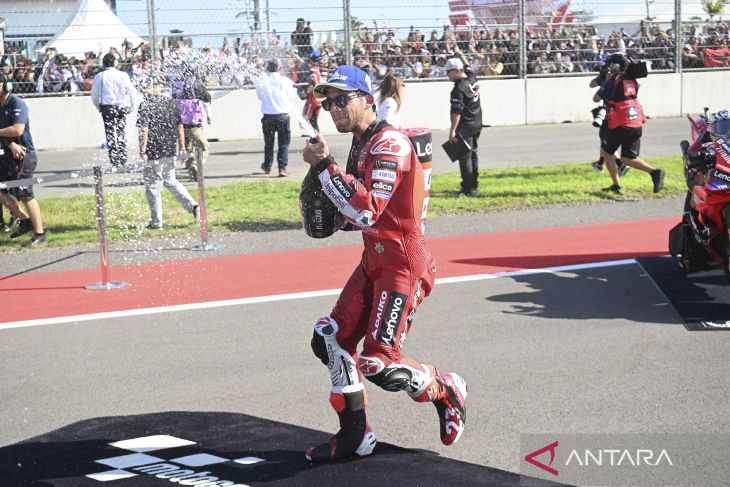 Francesco Bagnaia juara Sprint Race MotoGP Mandalika