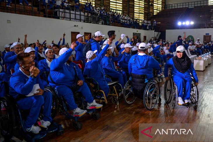 Pelepasan kontingen Peparnas Jawa Barat