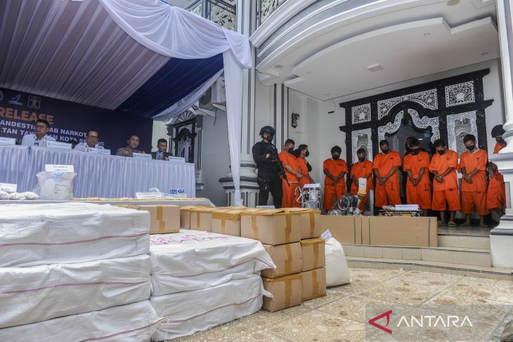 Pengungkapan laboratorium rahasia narkotika di Serang