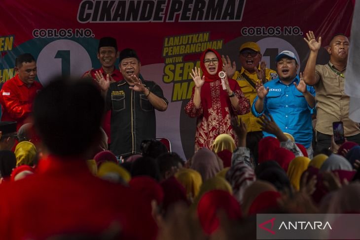 Kampanye cagub Banten Airin di Kabupaten Serang