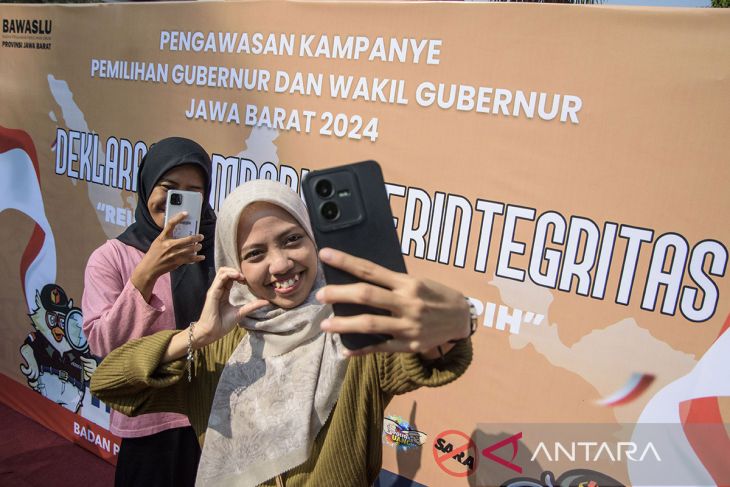 Deklarasi kampanye berintegritas Pilkada Jabar 2024