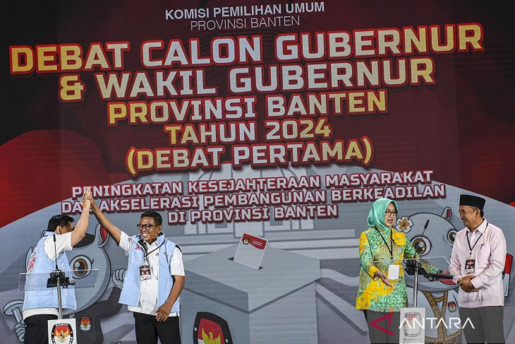 Debat pertama Pilkada Banten