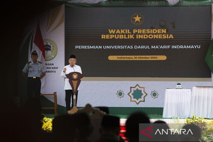 Wapres resmikan universitas Darul Ma'arif Indramayu