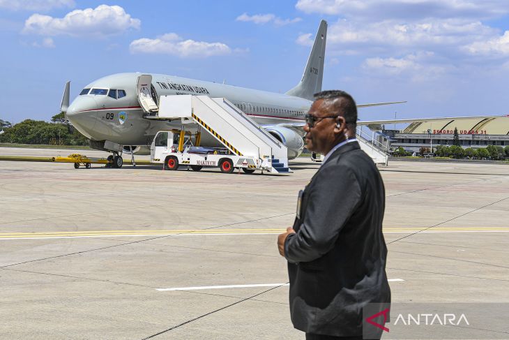 Kendaraan pesawat Joko Widodo