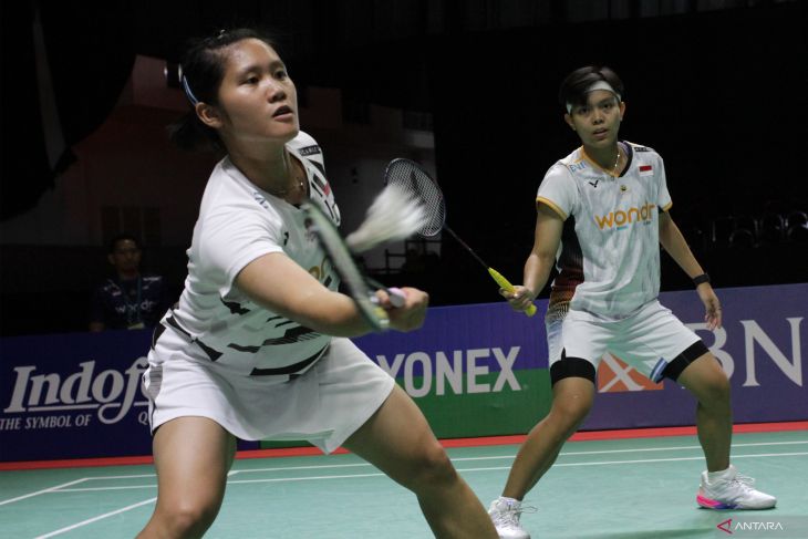 Lanny Tria Mayasari/Siti Fadia Silva Ramadhanti melaju perempatfinal Indonesia Master