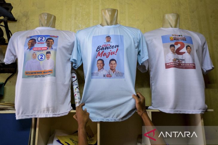 Permintaan sablon kaos Pilkada 2024