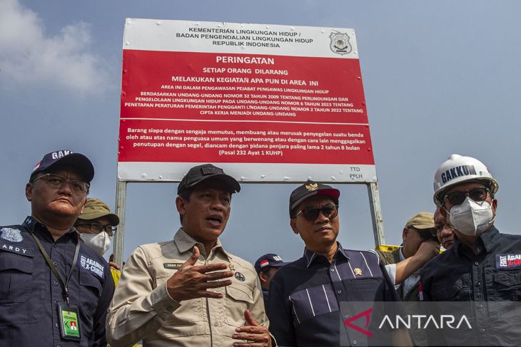 Sidak Menteri LH dan Mendes PDT di Kabupaten Serang