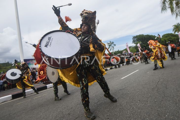 Kirab api semangat Brimob Polri