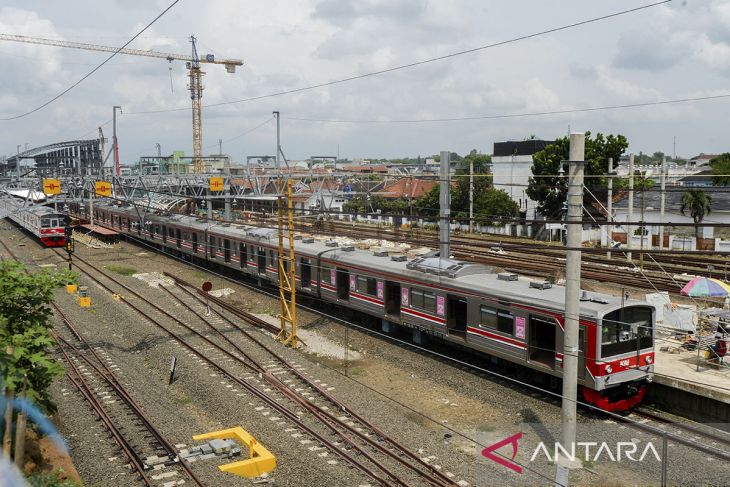 Progres pembangunan Stasiun Ultimate Rangkasbitung