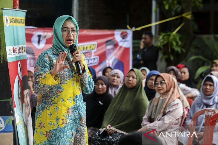 Kampanye cagub Airin di Kabupaten Serang