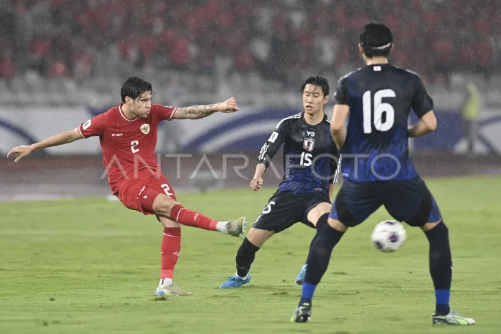 Timnas Indonesia melawan Jepang