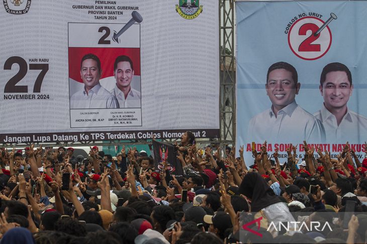 Kampanye Cagub-Cawagub Banten Andra-Dimyati di Kota Cilegon