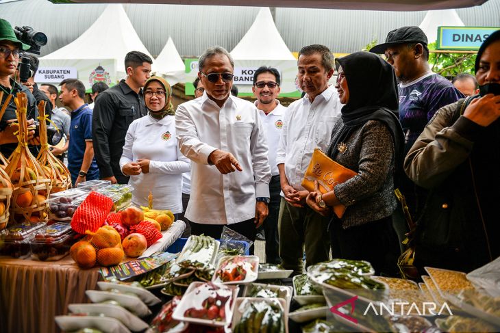 Kunjungan Menko Bidang Pangan di Bandung