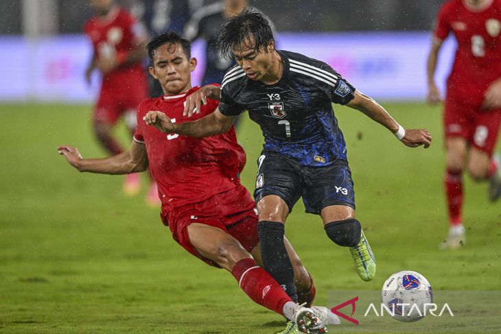 Timnas Indonesia melawan Jepang