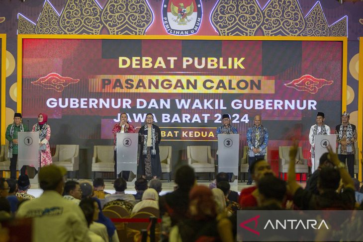 Debat publik kedua Pilgub Jabar 2024