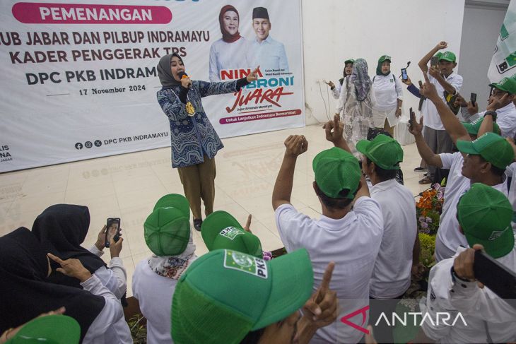 Kampanye cawagub Gita KDI di Indramayu