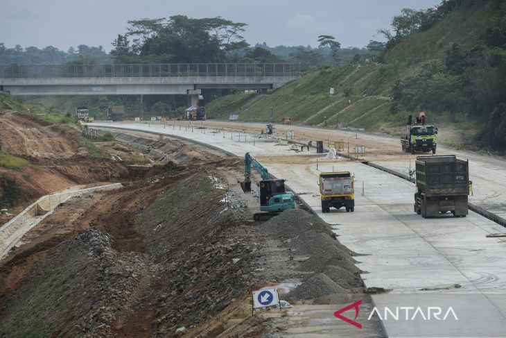 Progres pembangunan tol Serang-Panimbang seksi II