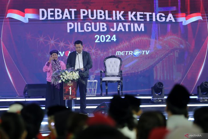 Debat ketiga Pilkada Jawa Timur