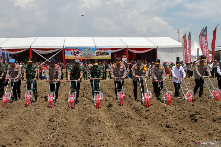 Peluncuran Gugus Tugas Polri dalam mendukung ketahanan pangan