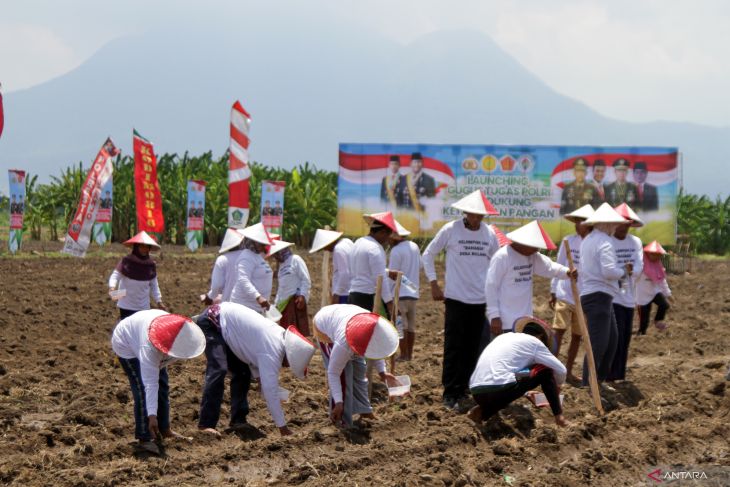 Peluncuran Gugus Tugas Polri dalam mendukung ketahanan pangan