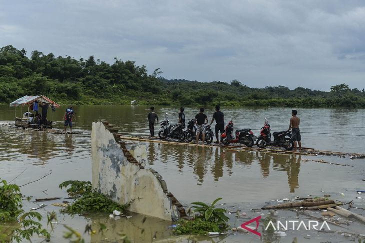 Kampung penampung air untuk Bendungan Karian mulai tenggelam