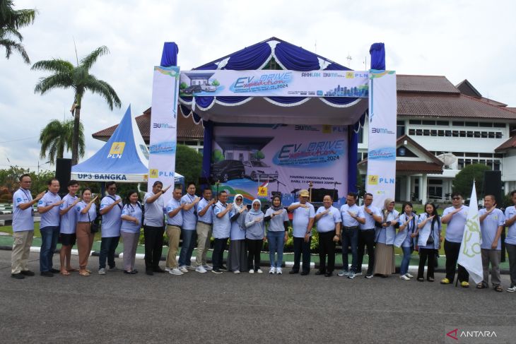 PLN Babel gelar touring mobil electric vehicle