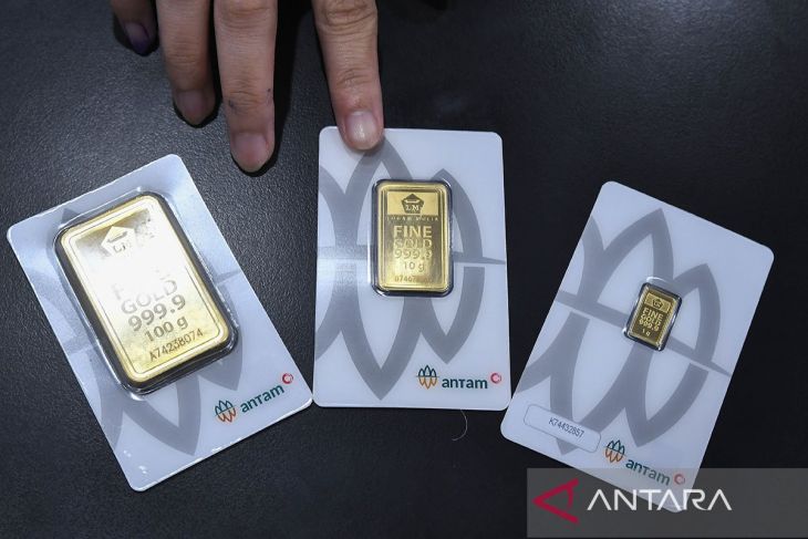 Harga emas Pegadaian terus naik, empat hari beruntun