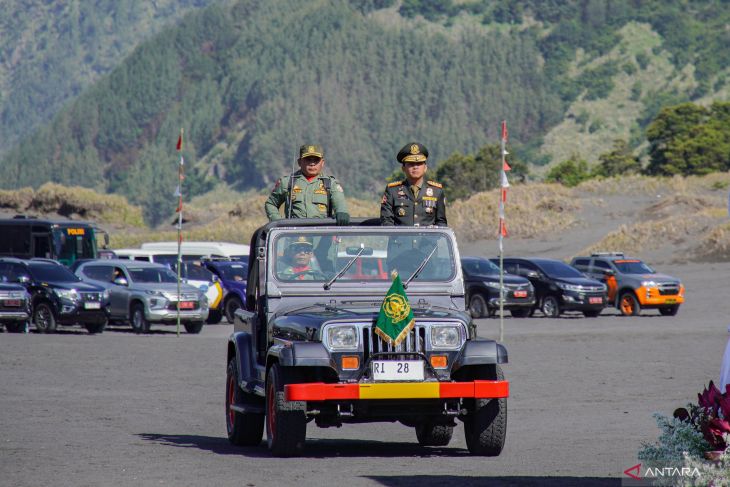 Peringatan HUT ke 58 Polhut di kawasan Gunung Bromo