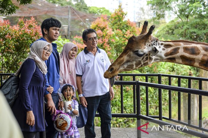 Libur Natal di kebun binatang Bandung