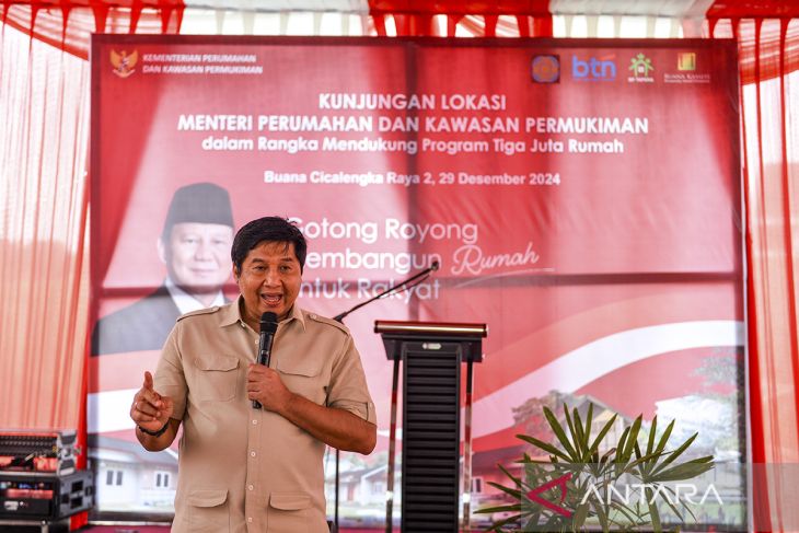 Peninjauan lokasi program tiga juta rumah subsidi