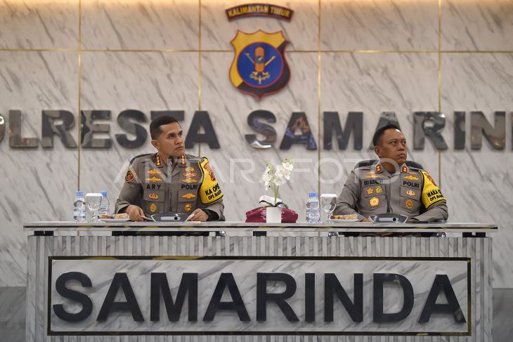 Rilis akhir tahun Polresta Samarinda