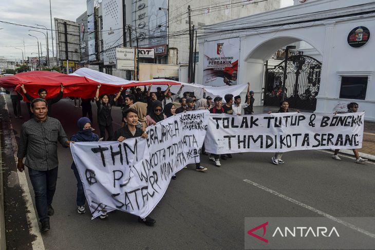 Aksi tolak tempat hiburan malam di Kota Serang