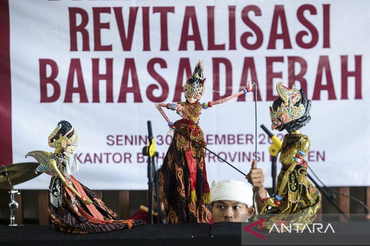 Pagelaran wayang Nganjor Pandeglang