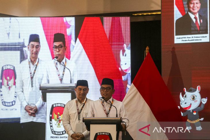 Penetapan gubernur dan wakil gubernur Banten