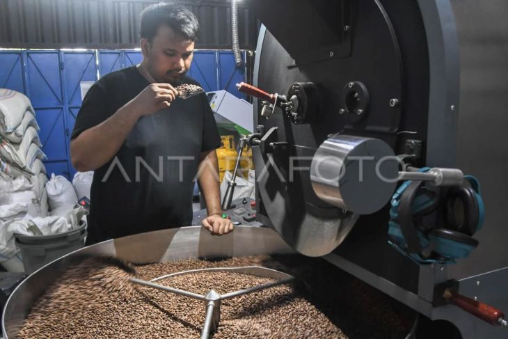 Jasa sangrai biji kopi di Bekasi