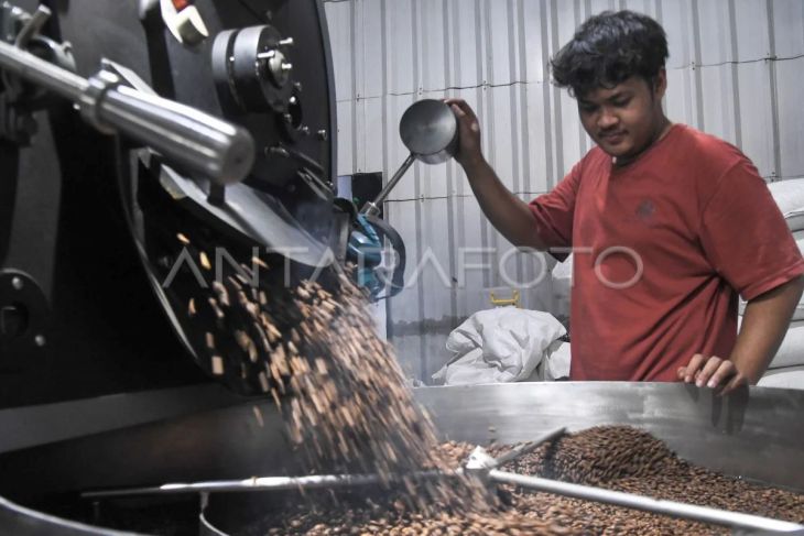 Jasa sangrai biji kopi di Bekasi