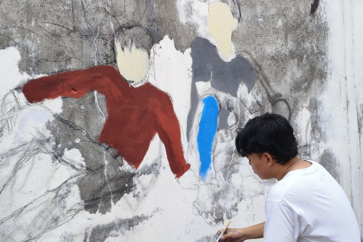 Lomba mural SMAN 10 Pontianak