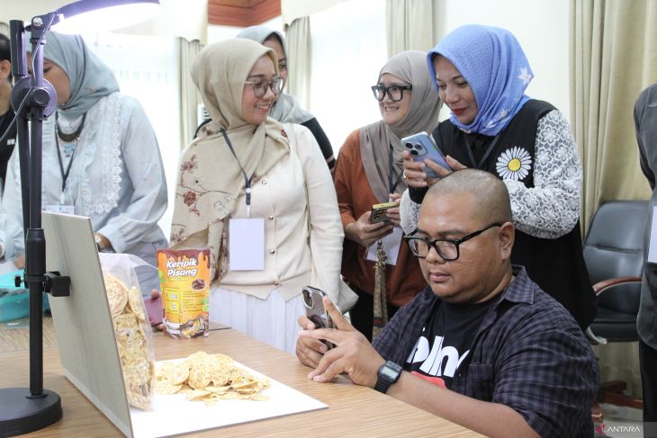 Pelaku UMKM Babel antusias ikuti pelatihan fotografi produk digital