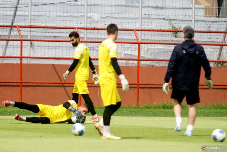 Latihan Timnas Suriah U-20 jelang melawan Timnas Indonesia