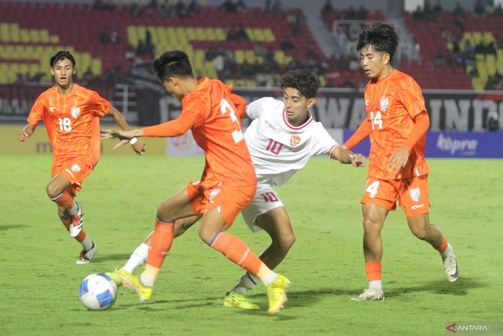 Timnas Indonesia U-20 menang melawan India