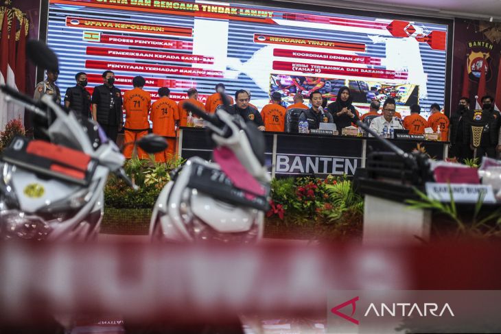 Pengungkapan peredaran uang palsu di Banten