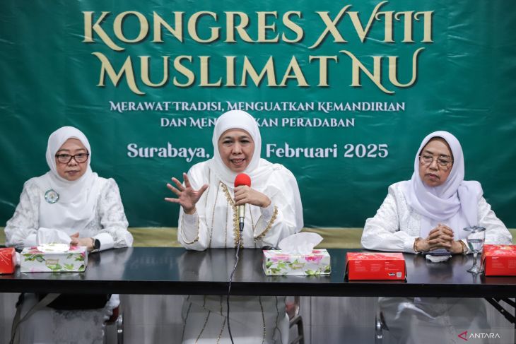 Konferensi pers Kongres XVIIl Muslimat NU
