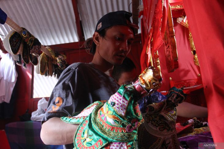 Pertunjukan wayang Potehi sambut Cap Go Meh di Malang