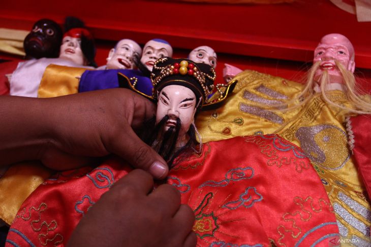 Pertunjukan wayang Potehi sambut Cap Go Meh di Malang